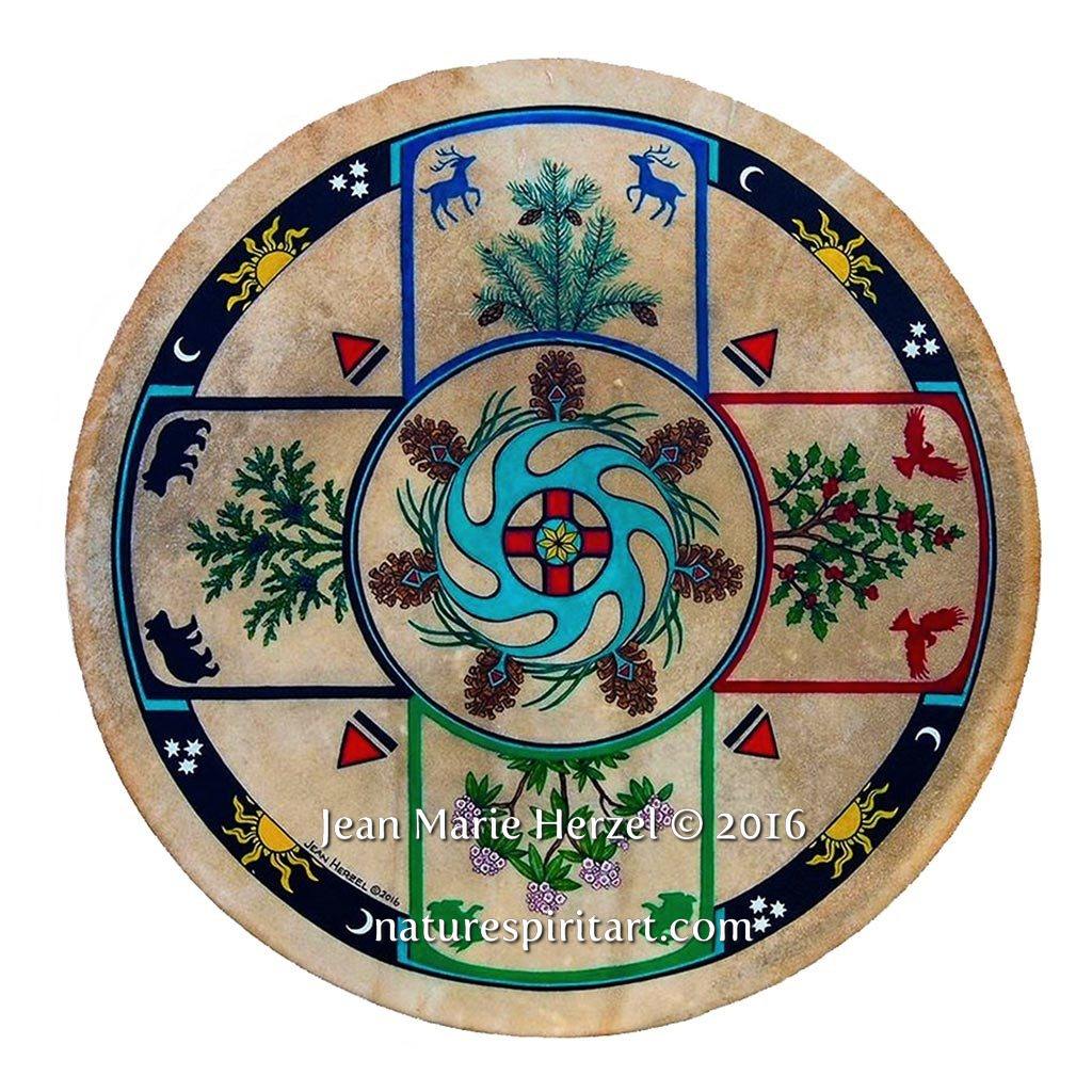 The Cherokee Singing Trees Drum