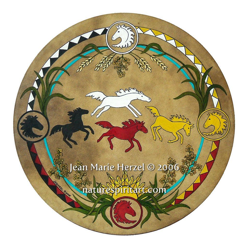 Horses of the Four Directions and the Grasslands